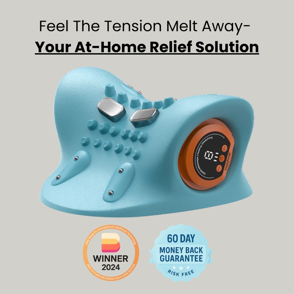 Happyhaves | New in box! Holistic Neck Massager Pain Management Pillow Medical